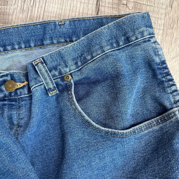 Wrangler Rugged Wear Medium Wash High Rise Jeans Womens 40x27.5" Western Country - Picture 5 of 7